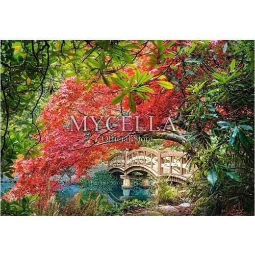 Japanese Garden Bridges 5d Diy Diamond Painting Cross Stitch Diamond Embroidery landscape Diamond Mosaic Full Rhinestones Gift