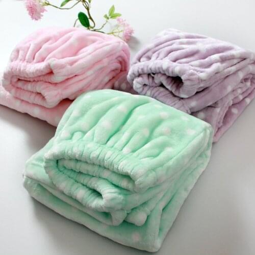 Women Winter Pajamas Pants For Women Elastic Trousers Loose Warm Thicken Fannel Pijamas Pants Sleepwear Printed Autumn Nightwear