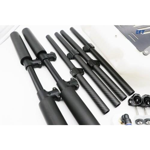 1Set EFT Carbon Fiber 16KG Medicine Box Tripod 16L Pesticide Drug Bucket Sprayer Landing Gear Gimbal fr Plant UAV Drone