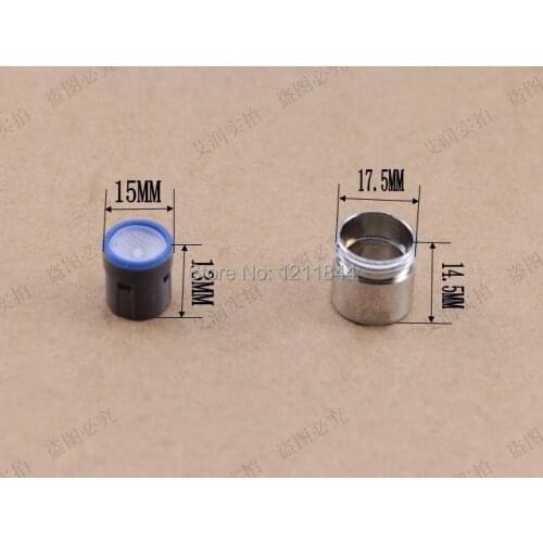 2PCS M18 aerator water 17.5mm external thread water saving aerator