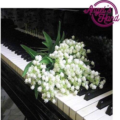 5D diy diamond painting Piano hyacinth cross stitch spuare&round Rhinestones embroidery plastic craftsFull diamond painting