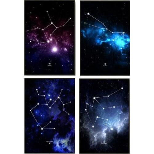 5D DIY Diamond Painting Zodiac Starry Night Painting Diamond Mosaic Cross Stitch Kits Mosaic Art Twelve Constellations