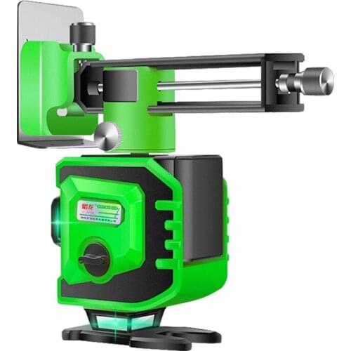 8/12 Line Green Light Spirit Level Floor Stick High Precision Spirit Level Floor And Floor Tile Screed Ground Level Instrument