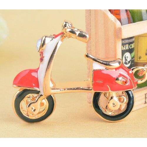 Enamel-3D-Keychain Motorcycle-Key Chain Sports Motorbike-Keyring Gift Store key chain Car Bag Key ring