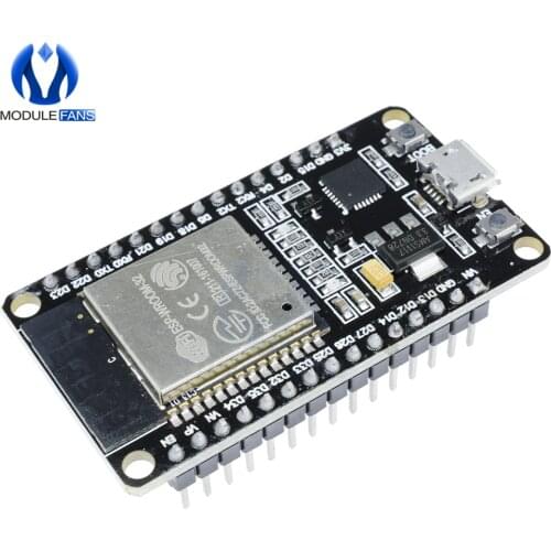 ESP32 Wroom ESP-WROOM-32 WIFI Bluetooth Development Board Dual Core CPU CP2102 Ultra-Low Power ESP32S Micro USB for Arduino