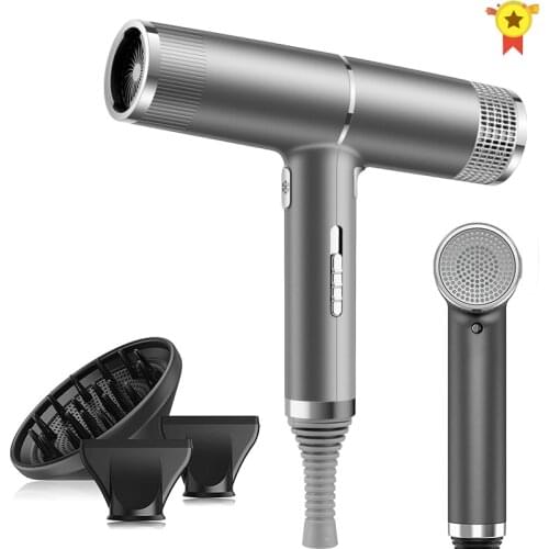 Professional hair care household with negative ion hair dryer strong wind smooth fast drying anion Portable Diffuser Blow Dryer