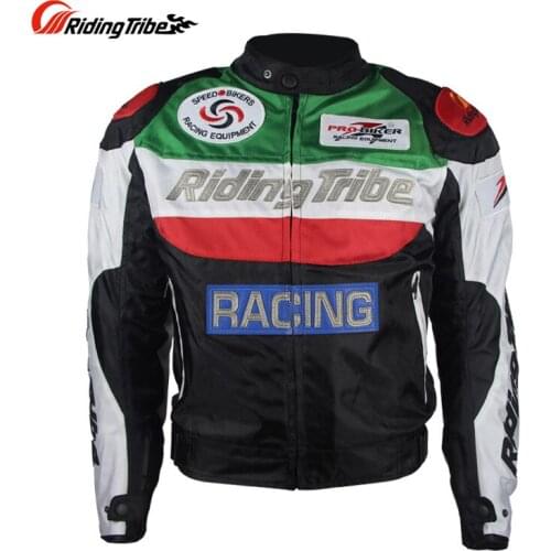 Riding Tribe BLUE/GREEN Racing Jackets Motocross Jaqueta Motoqueiro Blouson Campera Moto Liner Motorcycle Protective Jackets