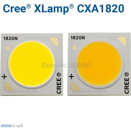 2pcs Cree CXA1820 CXA 1820 40W Ceramic COB LED Array Light EasyWhite 4000K -5000K Warm White 2700K - 3000K with / without Holder