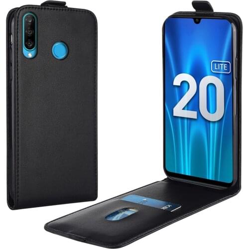 Flip Leather Case for Huawei Honor 20 Lite JSN-L22 JSN-L23 6.15'' Vertical Cover for Honor 20Lite Case Phone Bag