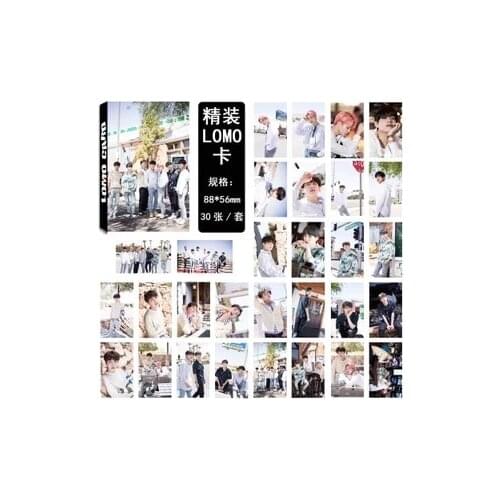 Kpop Bangtan Boys LOVE YOURSELF ANSWER JIMIN JUNG KOOK V Self Made Lomo Cards Paper Photo Card Poster HD Photocards 30pcs/set