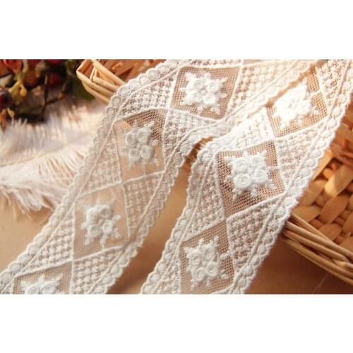 Lace trim fabric DIY sewing lace trim sewing accessories water soluble lace,gauze embroidered lace