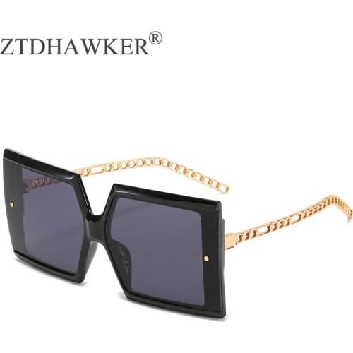 2021 New Fashion Metal Outdoor Sunscreen Large Frame Sunglasses Womens Retro Rice Nail Trend Personality Glasses UV400