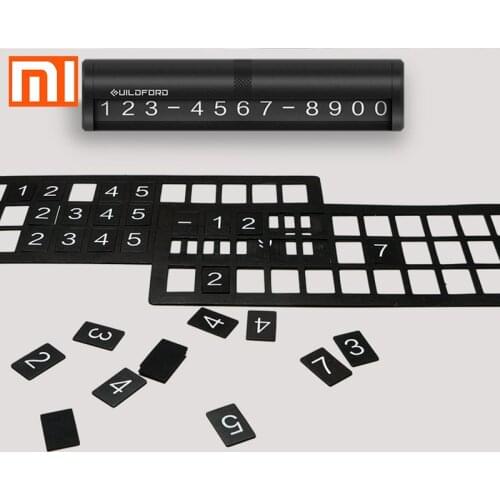Original xiaomi mijia UILDFORT stop sign stop sign parking card mobile phone number card creative stereo reverse invisible