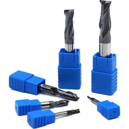 Cutting Milling Cutter HRC50 2 Flute Alloy Carbide Tungsten Steel Milling Cutter End Mill Metal Cutter CNC Cutting tool