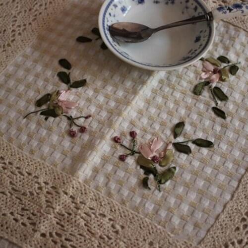 Rustic Table Cloth/Tablecloth/Coffee Table Tablecloth Cotton with shou xiu hua Rectangular Circular Oval christmas table cloth