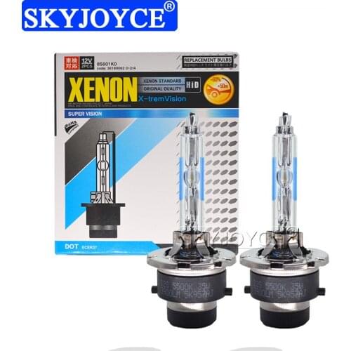 SKYJOYCE 2PCS Metal Claw 55W D2S D4S Auto Headlamp 5500K 35W D2 D4 Car Xenon HID Bulb Lamp Replacement For Toyota Subaru Legacy