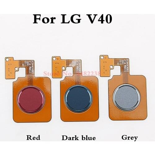 100% Original Home button Fingerprint Sensor For LG V40 Fingerprint Reader Touch ID Sensor Return Key Connector Flex cable