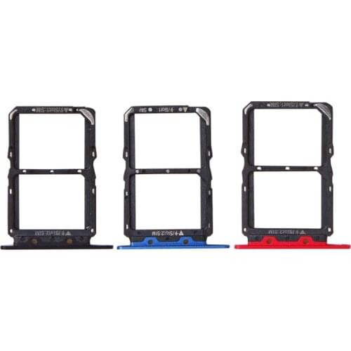 2/Pcs Sim / Sd Card Tray Slot Holder Adapter Connector For Huawei Honor View 20 V20 Replacement Parts