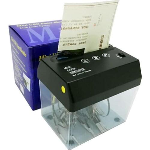 2020 A6 USB mini electric creative school teacher office business work encryption file security desktop shredder home office