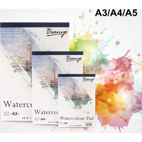 30Sheets Watercolor Painting Book 255g Watercolor Pad A4/A5 Creative Postcard Sketch hand-painted Graffiti Drawing Book