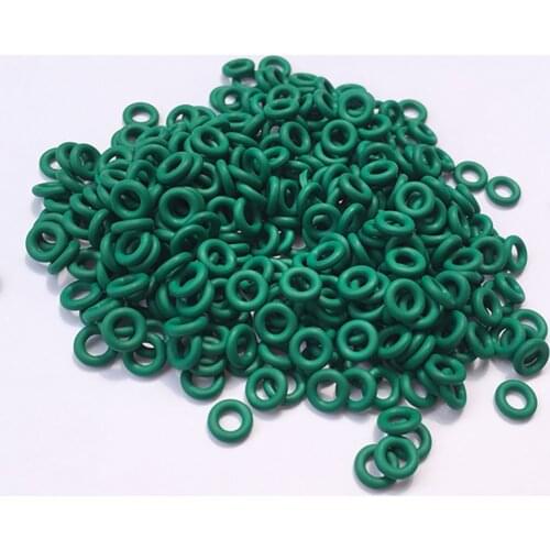 5Pcs Green/Brown FKM O Rings 4mm Wire Diameter Fluorine Rubber O Rings Gaskets OD 12-80mm O Ring Seals Washer