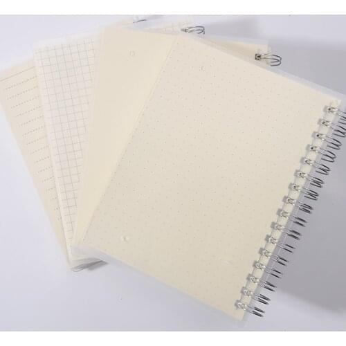 A6 A5 B5 Spiral Coil Book Notebook To Do List Line Dot Blank Grid Paper Journal Diary Sketchbook Study Stationery High Quality