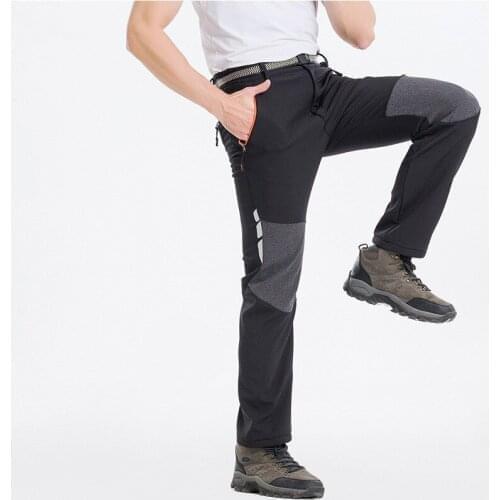 Summer Thin Quick Dry Large Size Mens Sports Pants Male Outdoor Travel Riding Climbing Fishing Breathable Loose Stretch Trouser