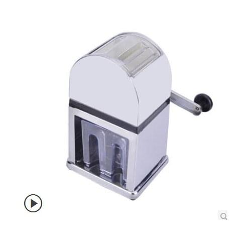 Household manually cranked ice crusher commercial ice machine cranked ice