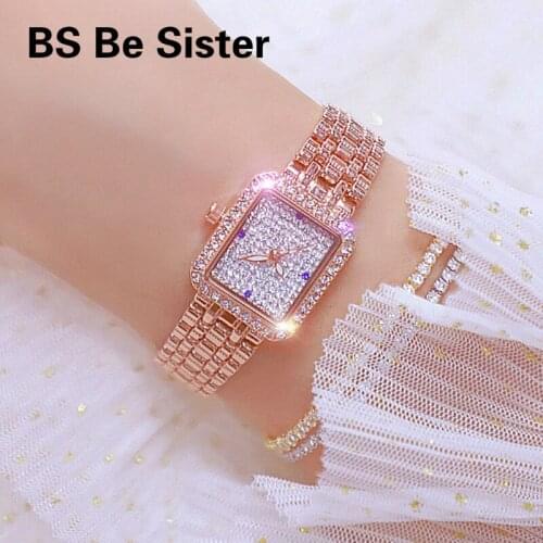 Top Brand Luxury Gold Women Watch Ladies Crystal Dress Watch Female Stainless Steel Wristwatch Fashion Diamond Quartz Watches