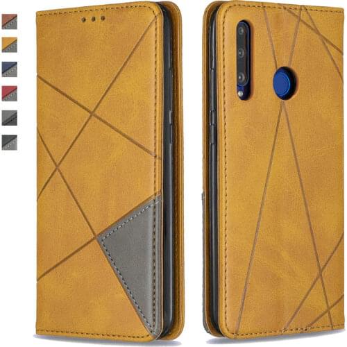 Honor 9X Premium Leather Case Honor 9X Case Luxury Patchwork Wallet Card Slot for Huawei Honor 9X Pro 9 X X9 Case Honor9X Fundas
