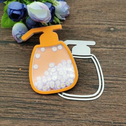 Perfume bottle Can Shaker Metal Cutting Dies Stencils For DIY Scrapbooking Decorative Embossing Handcraft Die Cutting Template