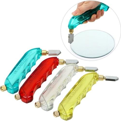 DIYWORK Tile Mirror Single Diamond DIY Repair Cutting Tools Sharp Knife Wheel Color Random Professional Hard Alloy Glass Cutter