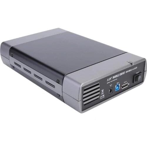 5.25 inch Optical Drive Enclosure USB3.0/2.0 to SATA US/EU Adapter Hard Disk Case Support DVD 16 Speed Recording Hard Disk Case