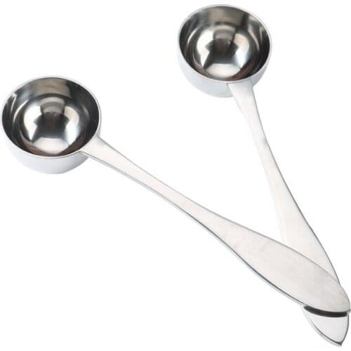 100Pcs/Lot 304 Stainless Steel Coffee Measuring Spoon 20ml Weighing Gram Milk Powder Spoon Seasoning Scale Measuring Spoon