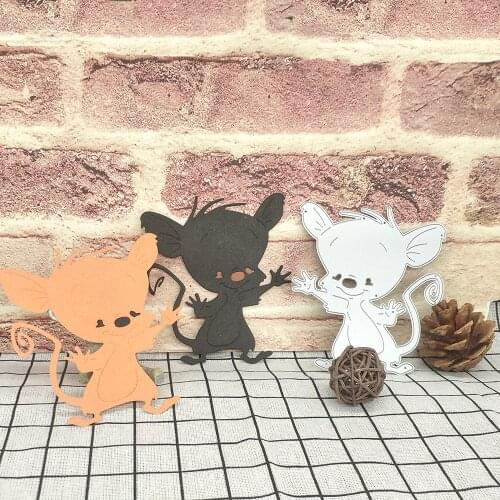 Cartoon Mouse Metal Cutting Mold Scrapbook Photo Album Photo Frame Decoration DIY Handmade Artwork