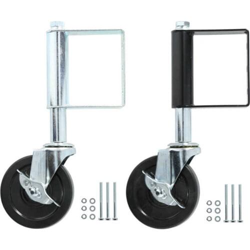 Gate Wheel Spring Loaded Caster Multi-Function Damping Aluminum 4in 75kg Load Capacity heavy duty caster