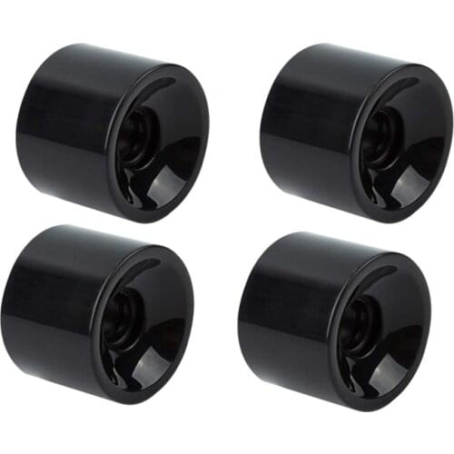 Set of 4 Longboard Skateboard Wheels 70mm 80A,Replacement Wheels for Cruiser Pennyboard Waveboard Snakeboard