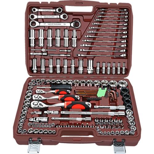 YINLONGDAO Hand Tool Set Ratchet Torque Wrench Spanner Screwdriver Socket Set Car Repair Tool Combo Tools Kit Repairing Tool