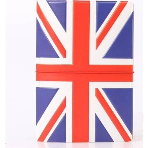 National Flag PVC Leather Passport Holder, 3D Design Passport Bag Passport Cover Unisex 14*10CM
