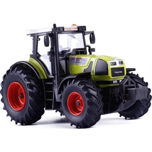 New 1:32 Tractor Model Farmer Car Toy Alloy Pull Back With Lights Music Transport Alloy Car Model Children Gift Toys