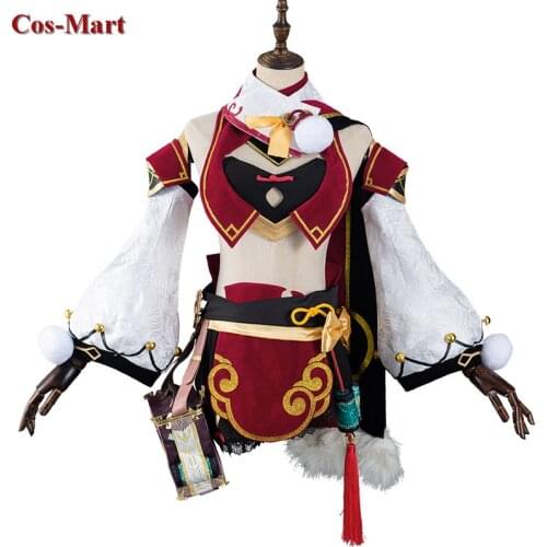New Hot Game Genshin Impact Yanfei Cosplay Costume Lovely Fashion Uniform Femlae Activity Party Role Play Clothing S-L
