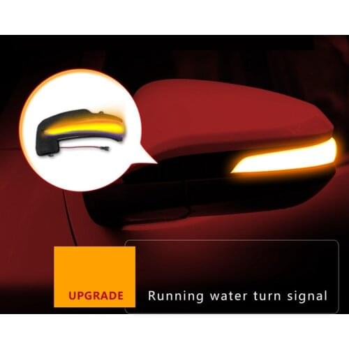 Pair LED Side Wing Rearview Mirror Dynamic Indicator Led Cornering Lamp for Toyota Hilux Hynix Hilux Fortune 2015