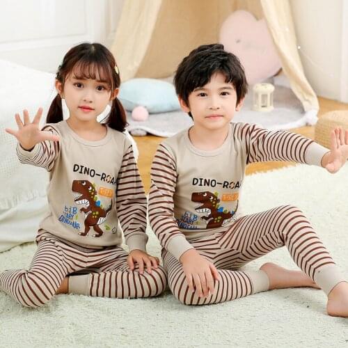 Baby Girls Pajamas Kids Pyjamas Set Cartoon Cute Lovely Girls Pajamas Pijama Infantil Child Home Wear Children Boys Clothing