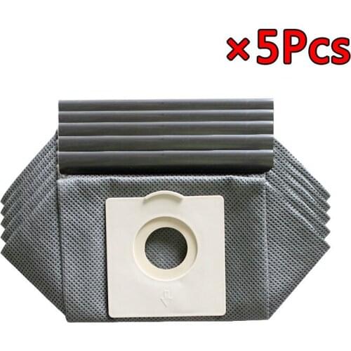 5Pcs Vacuum Cleaner Part Replacement Parts Dust Paper Bags For Philips FC8088 FC8089 Washable Vacuum Cleaner Dust Bags