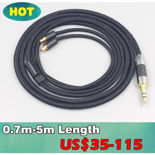 2.5mm 4.4mm 3.5mm Super Soft Headphone Nylon OFC Cable For Sennheiser IE400 IE500 Pro Earphone LN007510