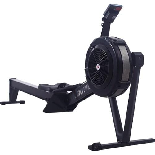 Gym Commercial Foldable Rowing Machine LCD Display Metal Track Home Smart Fitness Equipment Wind Resistance Rowing Machine