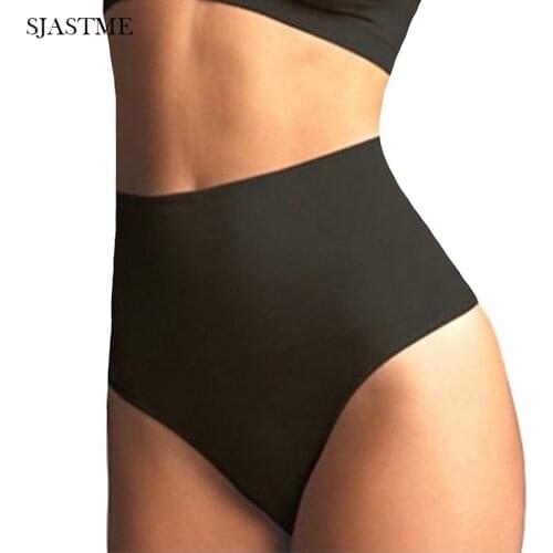 SJASTME Women Waist Cincher Girdle Tummy Slimmer Sexy Thong Panty Shapewear Seamlesss Waist Trainer Body Shaper Panties