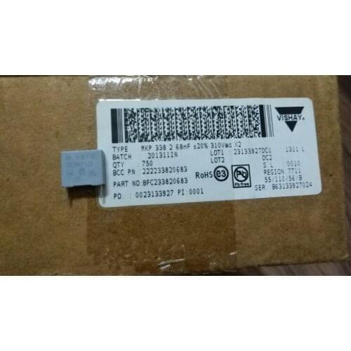 100% New and original BFC233820683 0.068UF 68NF 310VAC P10MM
