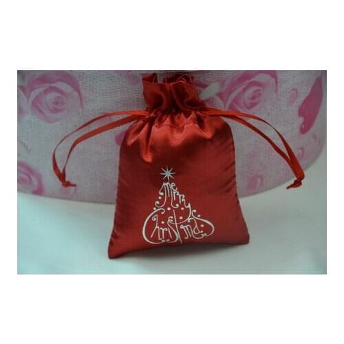 100pcs CBRL small Satin drawstring pouches Satin jewelry pouch Satin gift pouches bags custom logo gift bag diamond jewelry bag