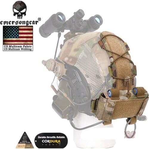 2018 NEW Emersongear Combat Helmet MK1 Battery Box Counterweight Multicam Tactical Helmet Pouch+Free shipping